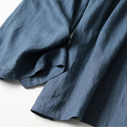 Damen Hose mit Weitem Bein und Hoher Taille-Women Pants-Alpenkind
