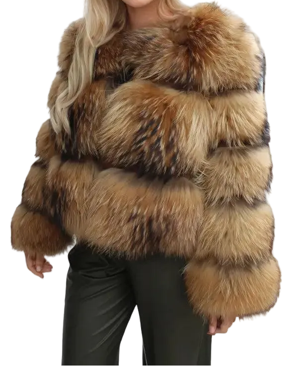 Damen Flauschmantel mit Voluminösem Kunstfell – Warm & Elegant für Wintertage-Women Outerwear-Alpenkind