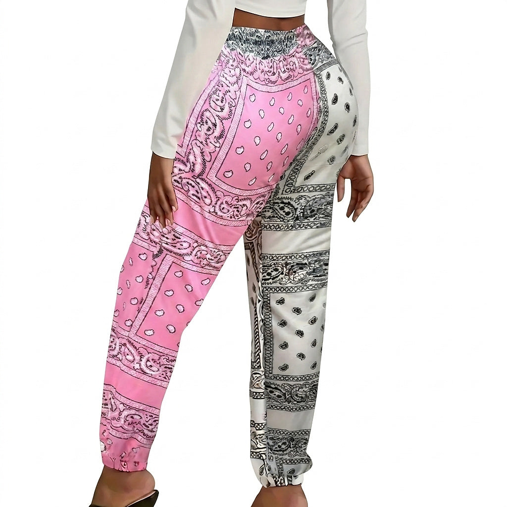 Damen-Jogginghose mit Paisley-Muster-Pants for Women-Alpenkind