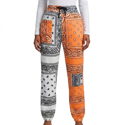 Damen-Jogginghose mit Paisley-Muster-Pants for Women-Alpenkind