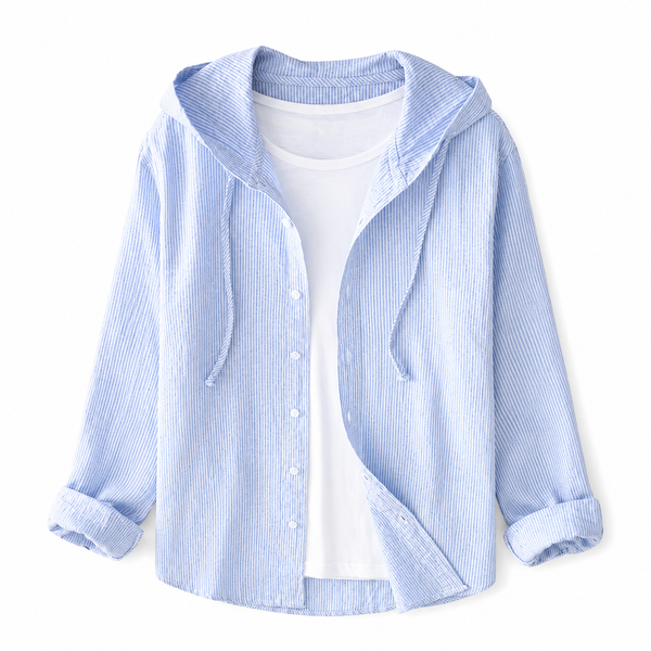 Damen Kapuzenshirt mit Knopfleiste-Shirts for women-Alpenkind