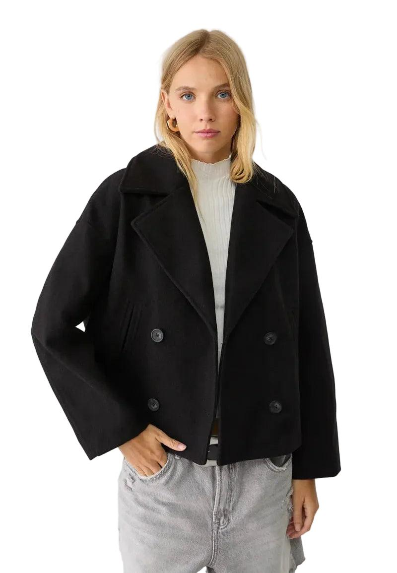 Damen Kurzjacke mit doppelter Knopfreihe-Women Outerwear-Alpenkind