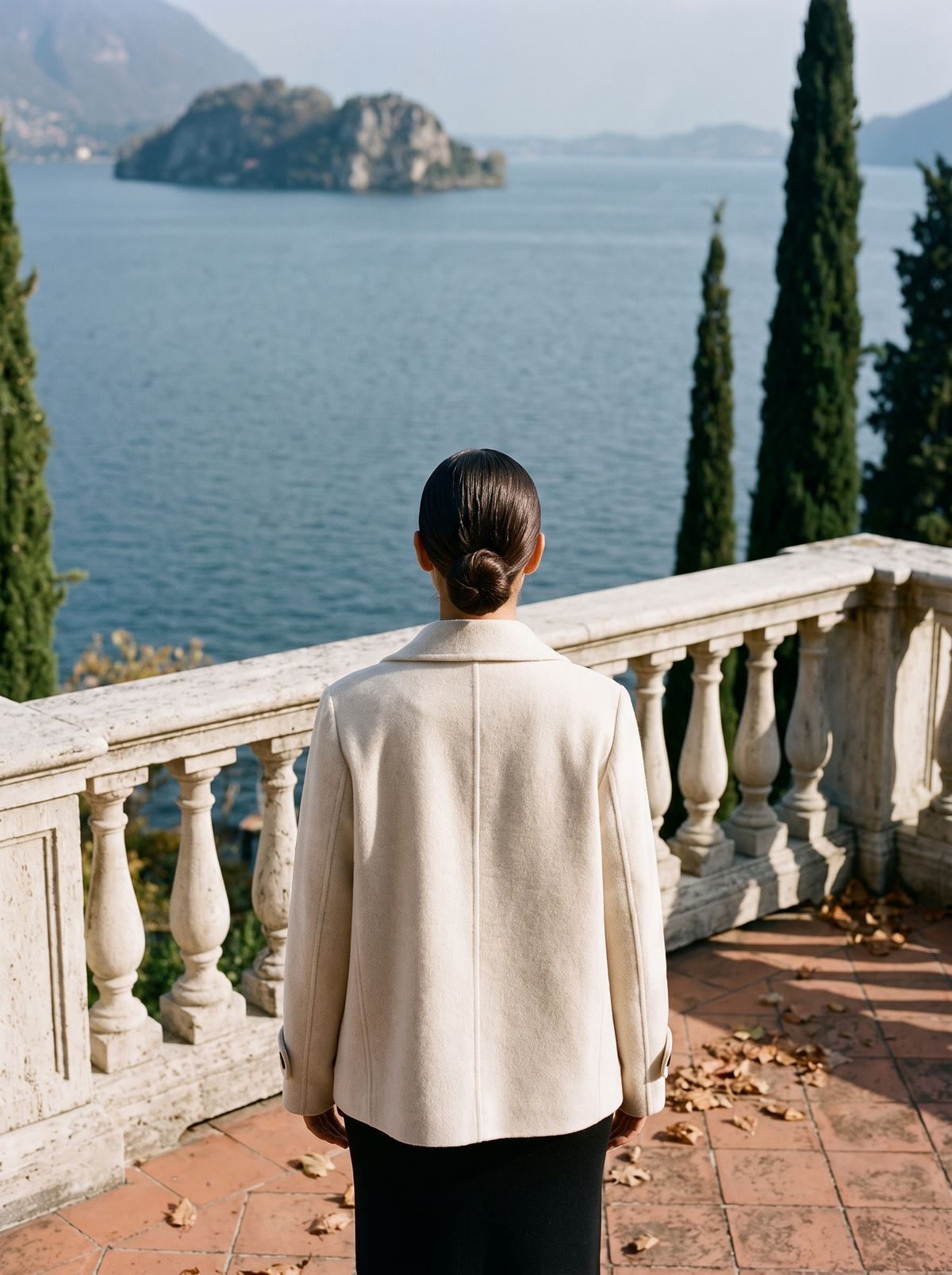 Damen Kurzmantel mit Revers und Knöpfen-Coats for women-Alpenkind