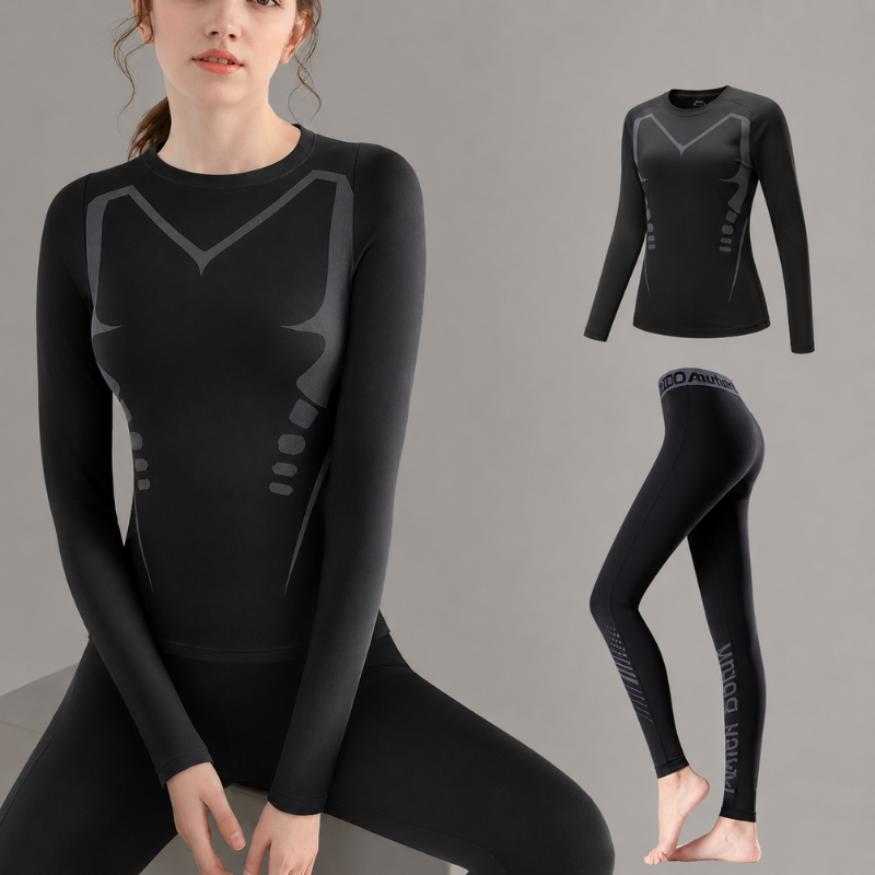 Damen Langarm-Baselayer-Set-Sets for women-Alpenkind