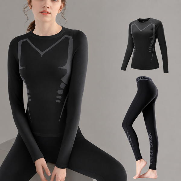 Damen Langarm-Baselayer-Set-Sets for women-Alpenkind