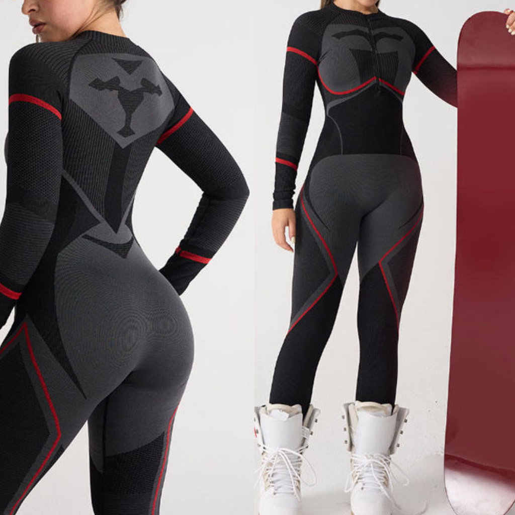 Damen-Langarm-Einteiler als Funktionsunterwäsche-Sets for women-Alpenkind