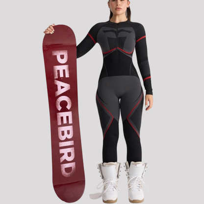 Damen-Langarm-Einteiler als Funktionsunterwäsche-Sets for women-Alpenkind