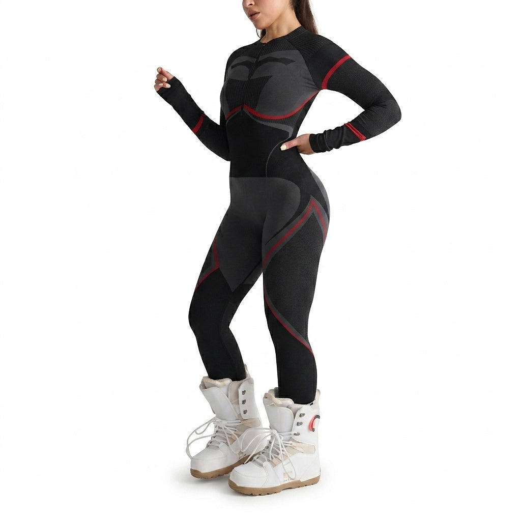 Damen-Langarm-Einteiler als Funktionsunterwäsche-Sets for women-Alpenkind