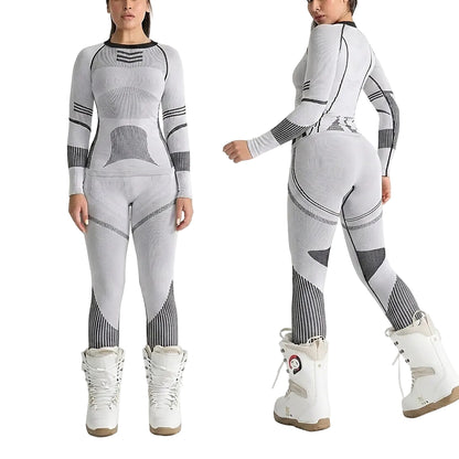 Damen Langarm-Funktionswäsche-Set-Sets for women-Alpenkind