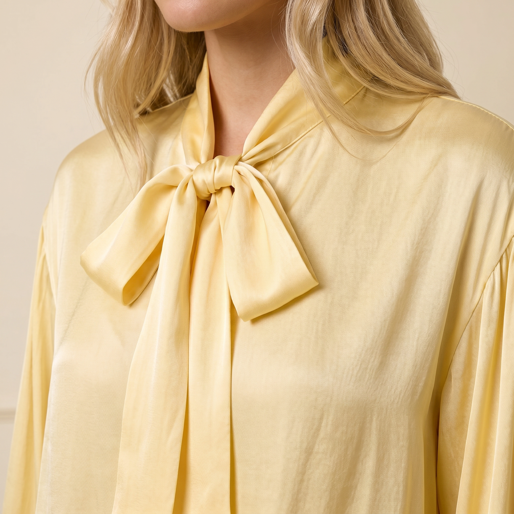 Damen-Langarmbluse mit Schluppenkragen und Manschetten-Blouse for women-Alpenkind