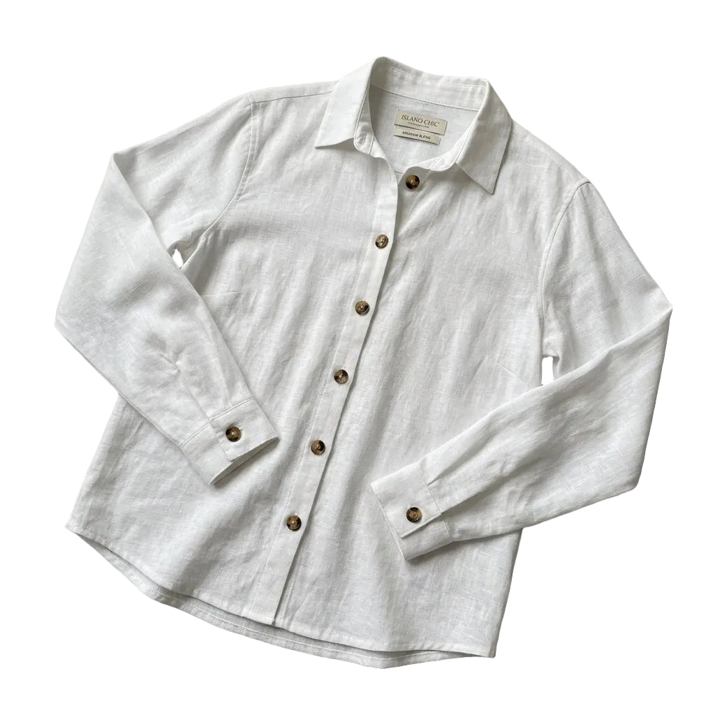Damen Langarmhemd mit spitzem Kragen-Blouse for women-Alpenkind