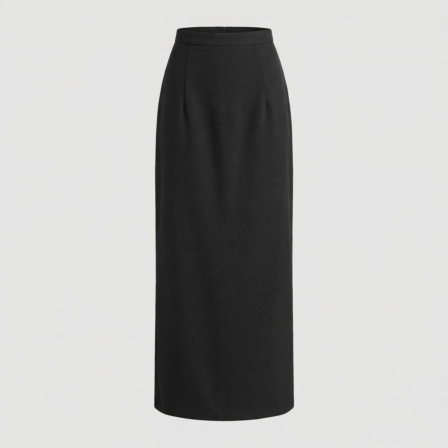 Damen langer Rock mit hohem Bund und gerader Silhouette-Skirt for women-Alpenkind