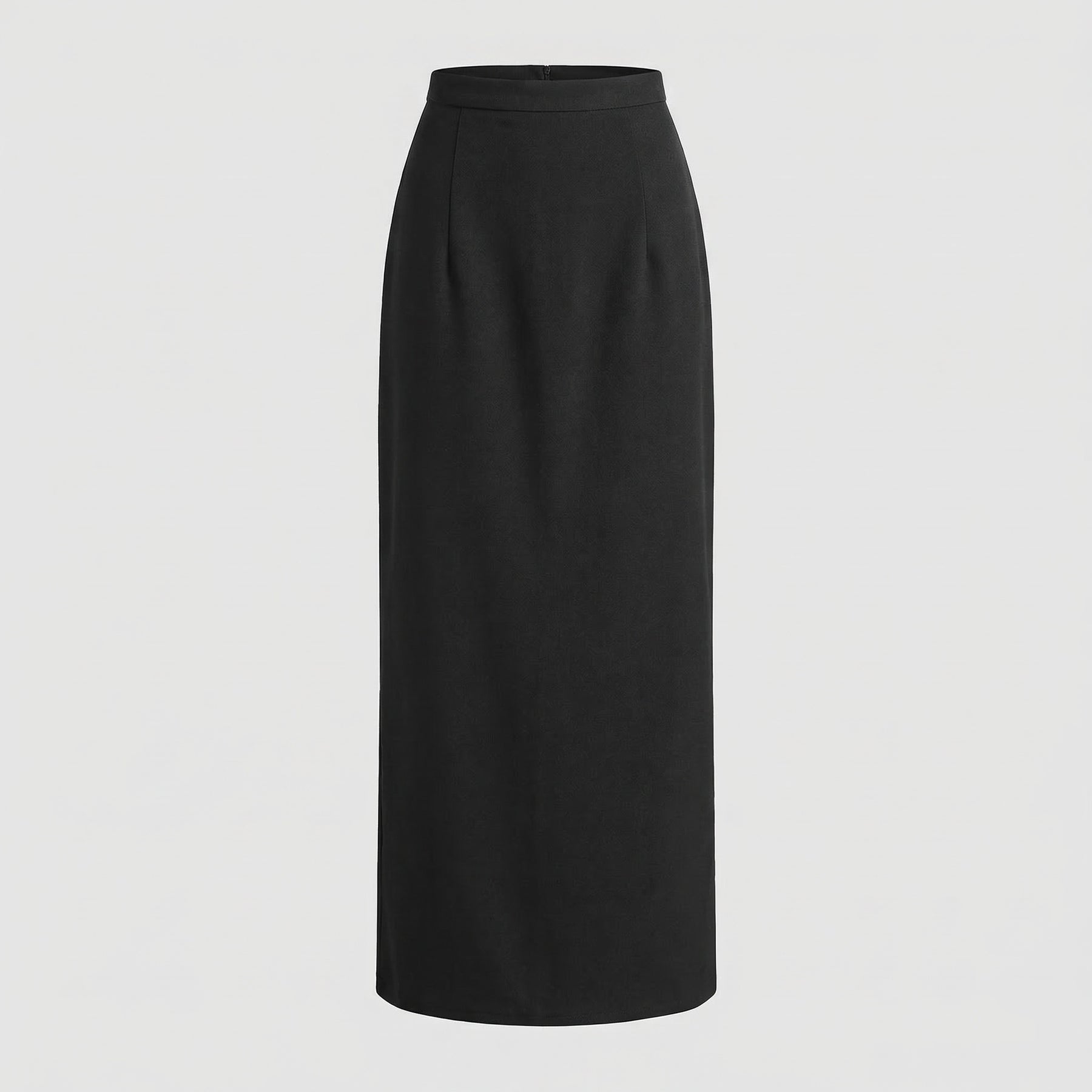 Damen langer Rock mit hohem Bund und gerader Silhouette-Skirt for women-Alpenkind