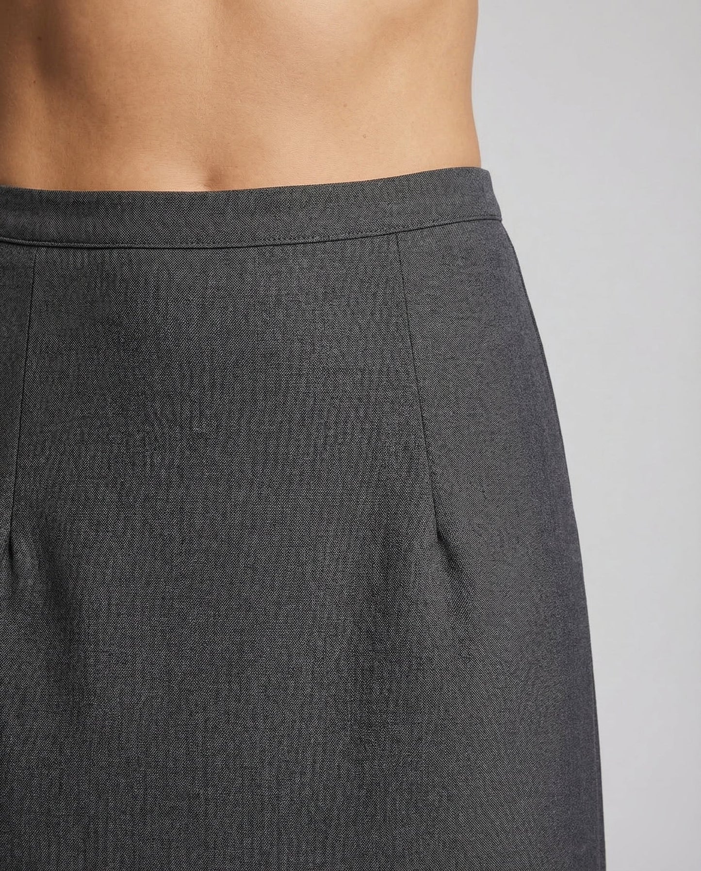 Damen langer Rock mit hohem Bund und gerader Silhouette-Skirt for women-Alpenkind