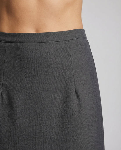 Damen langer Rock mit hohem Bund und gerader Silhouette-Skirt for women-Alpenkind