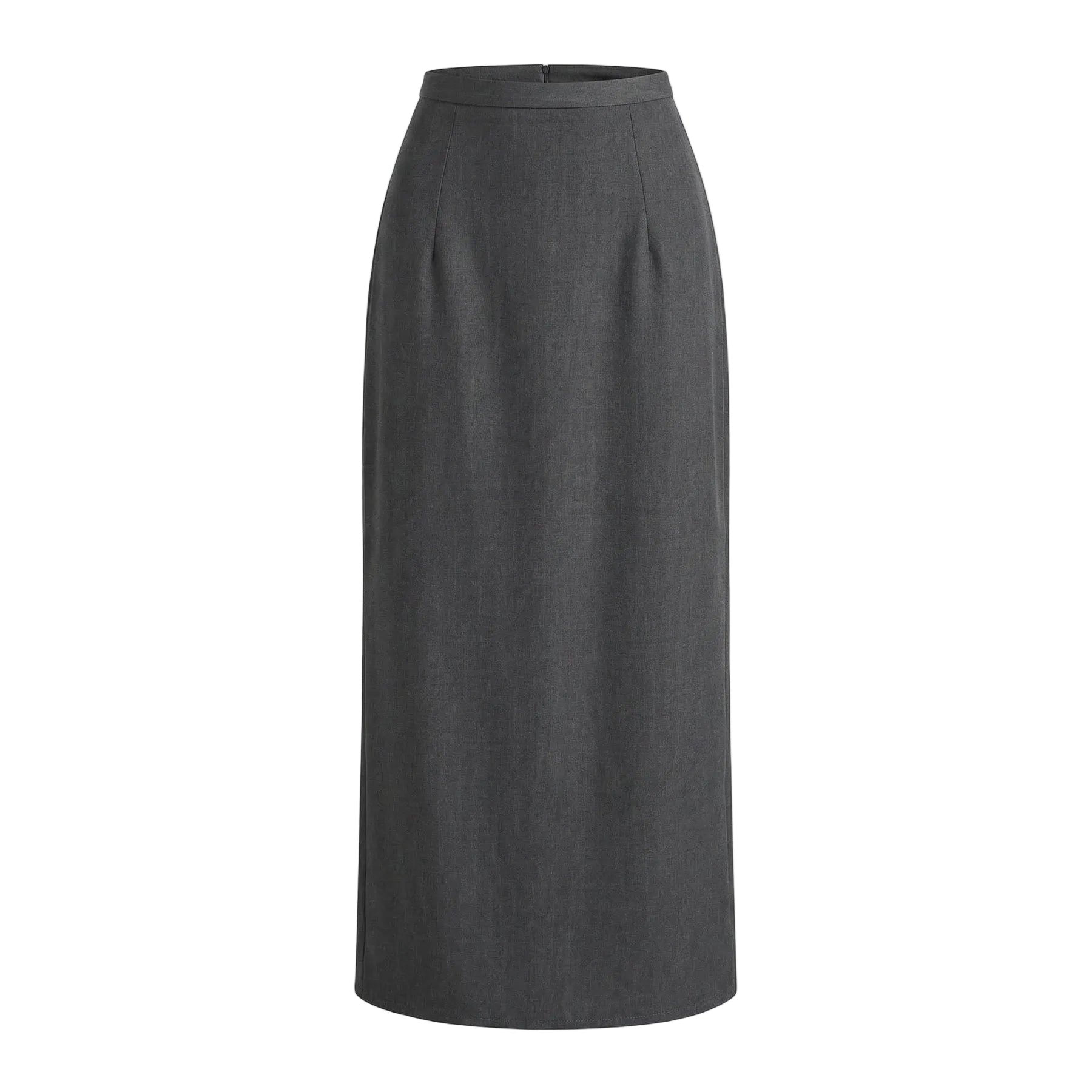 Damen langer Rock mit hohem Bund und gerader Silhouette-Skirt for women-Alpenkind