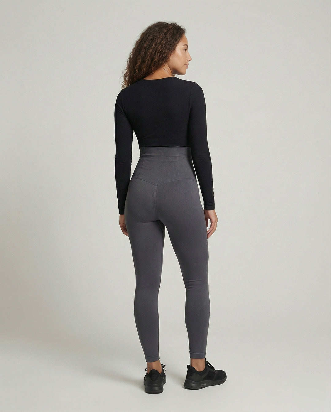 Damen Leggings mit hohem Bund und Hakenverschluss-Leggings for women-Alpenkind