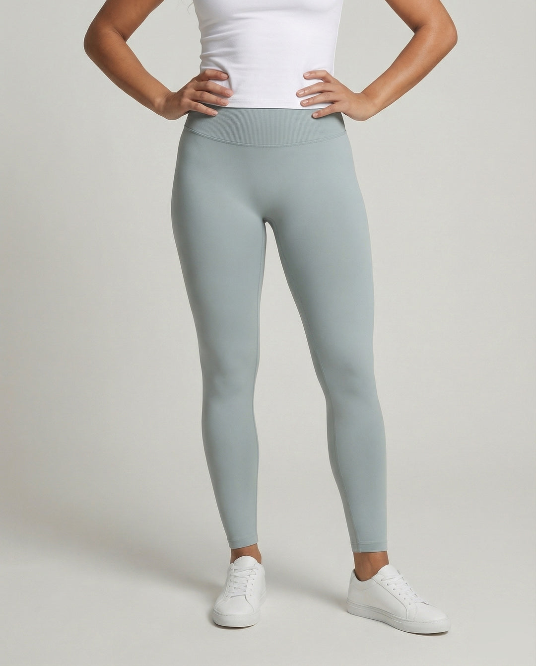 Damen Leggings mit Hohem Bund und Nahtkonstruktion-Leggings for women-Alpenkind