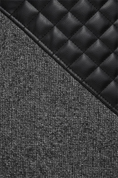 Damen Mantel mit Raffiniertem Struktur-Design & Asymmetrischem Reißverschluss-Women Outerwear-Alpenkind