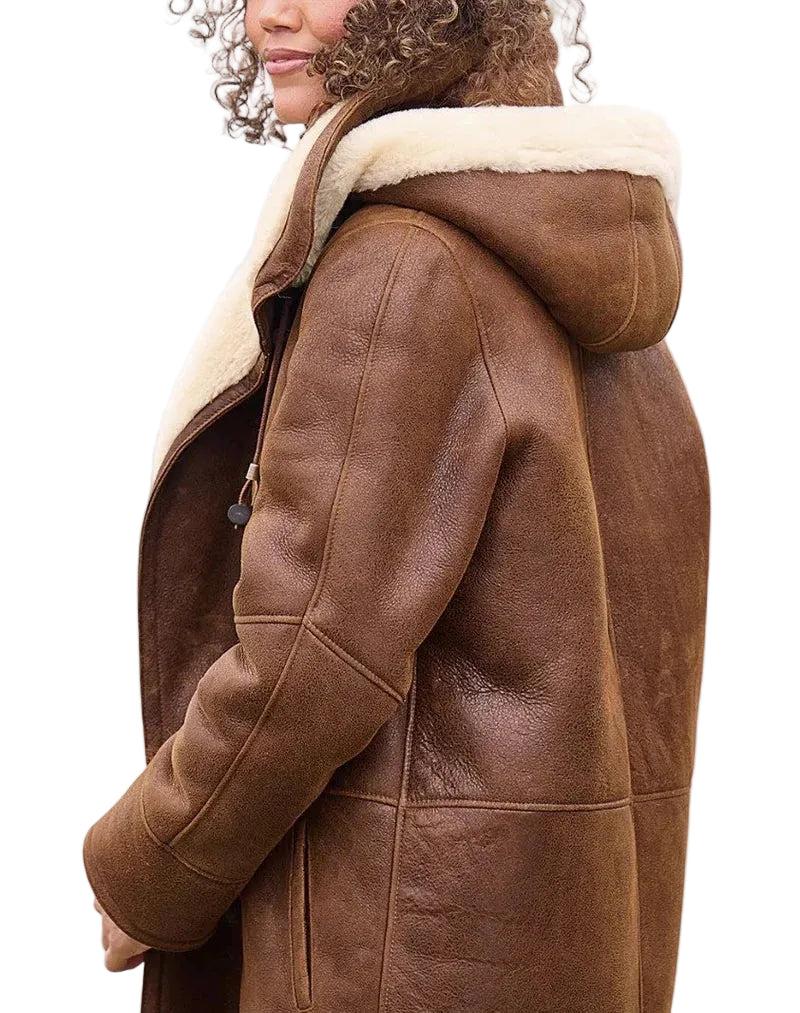 Damen Mantel mit Knebelverschluss und Innenfutter-Women Coats-Alpenkind