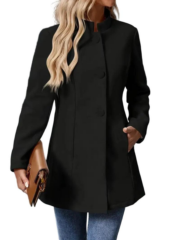 Damen Mantel mit Knopfleiste-Women Outerwear-Alpenkind