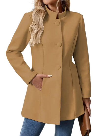 Damen Mantel mit Knopfleiste-Women Outerwear-Alpenkind