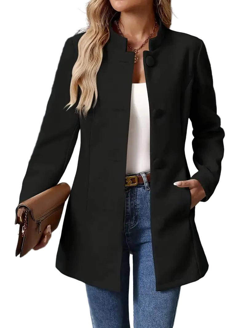 Damen Mantel mit Knopfleiste-Women Outerwear-Alpenkind