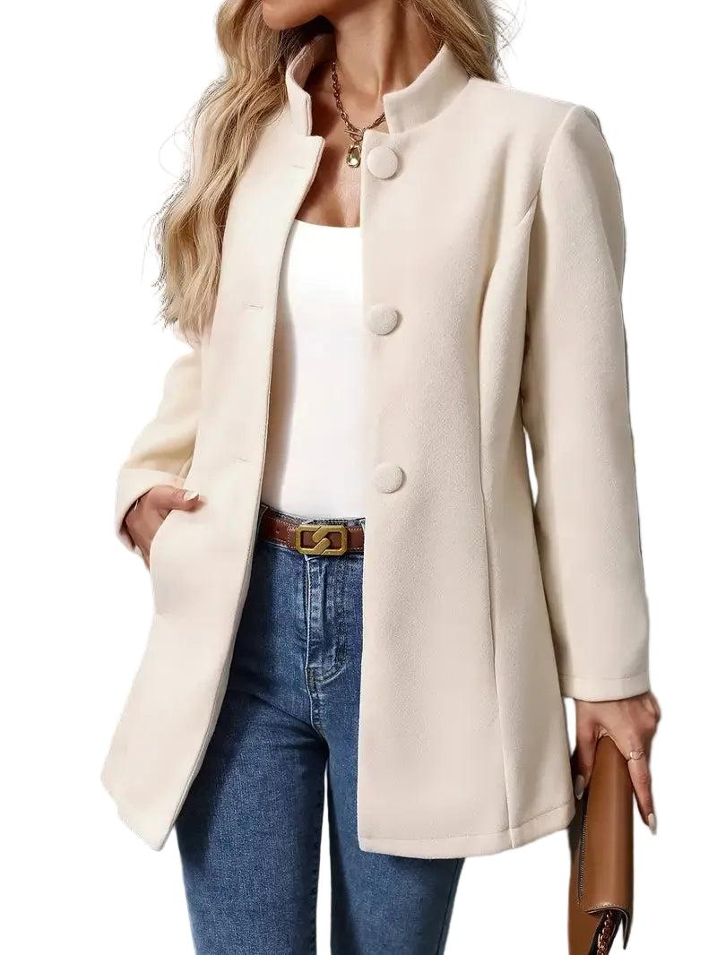 Damen Mantel mit Knopfleiste-Women Outerwear-Alpenkind