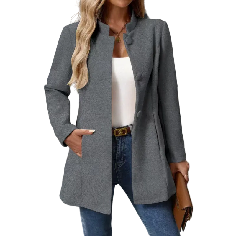 Damen Mantel mit Knopfleiste-Women Outerwear-Alpenkind