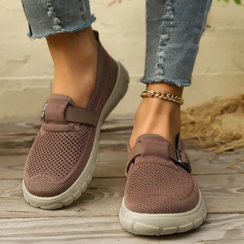 Damen Mesh Mary Jane Slipper-Footwear for women-Alpenkind