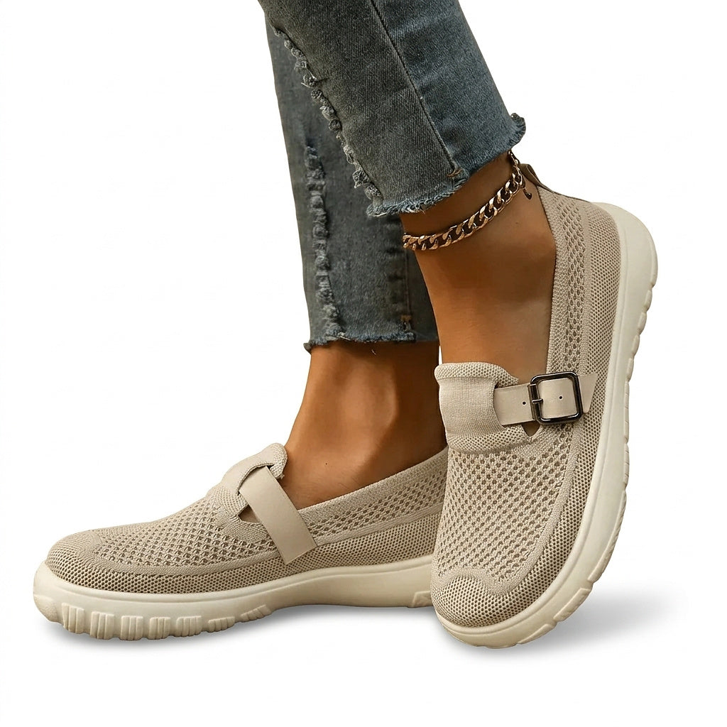 Damen Mesh Mary Jane Slipper-Footwear for women-Alpenkind