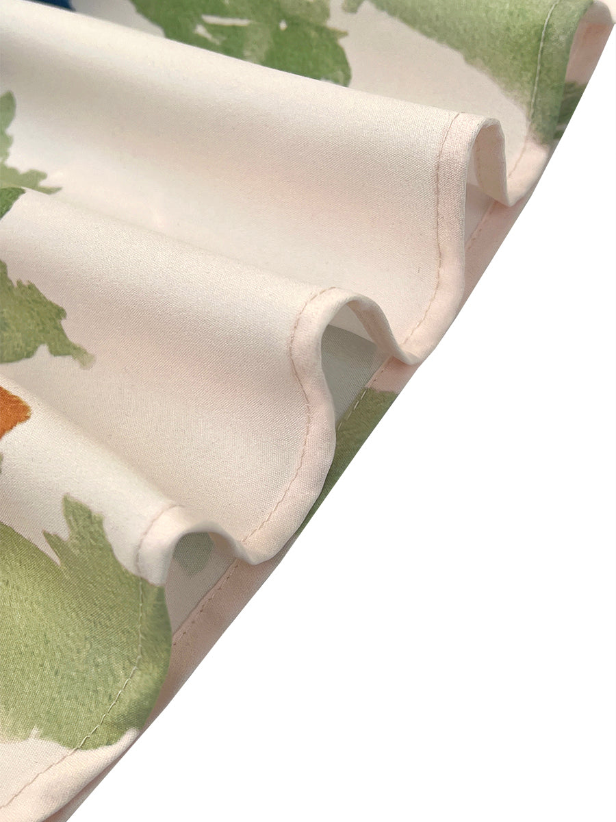 Damen-Oberteil mit abstraktem Print und Rundhalsausschnitt-Tops for women-Alpenkind