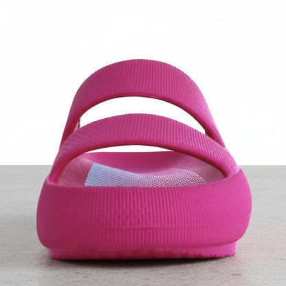 Damen-Pantoletten mit zwei Riemen-Footwear for women-Alpenkind