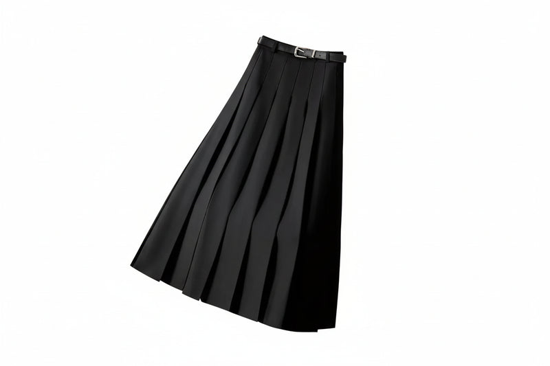 Damen Plissierter Midirock-Women Skirt-Alpenkind