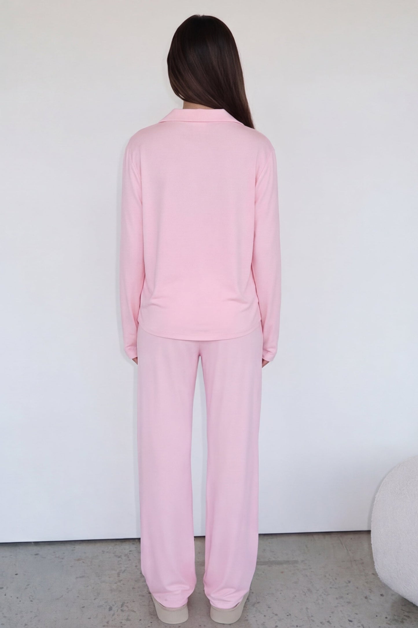 Damen-Pyjama-Set mit Knopfleiste und Reverskragen-Sets for women-Alpenkind