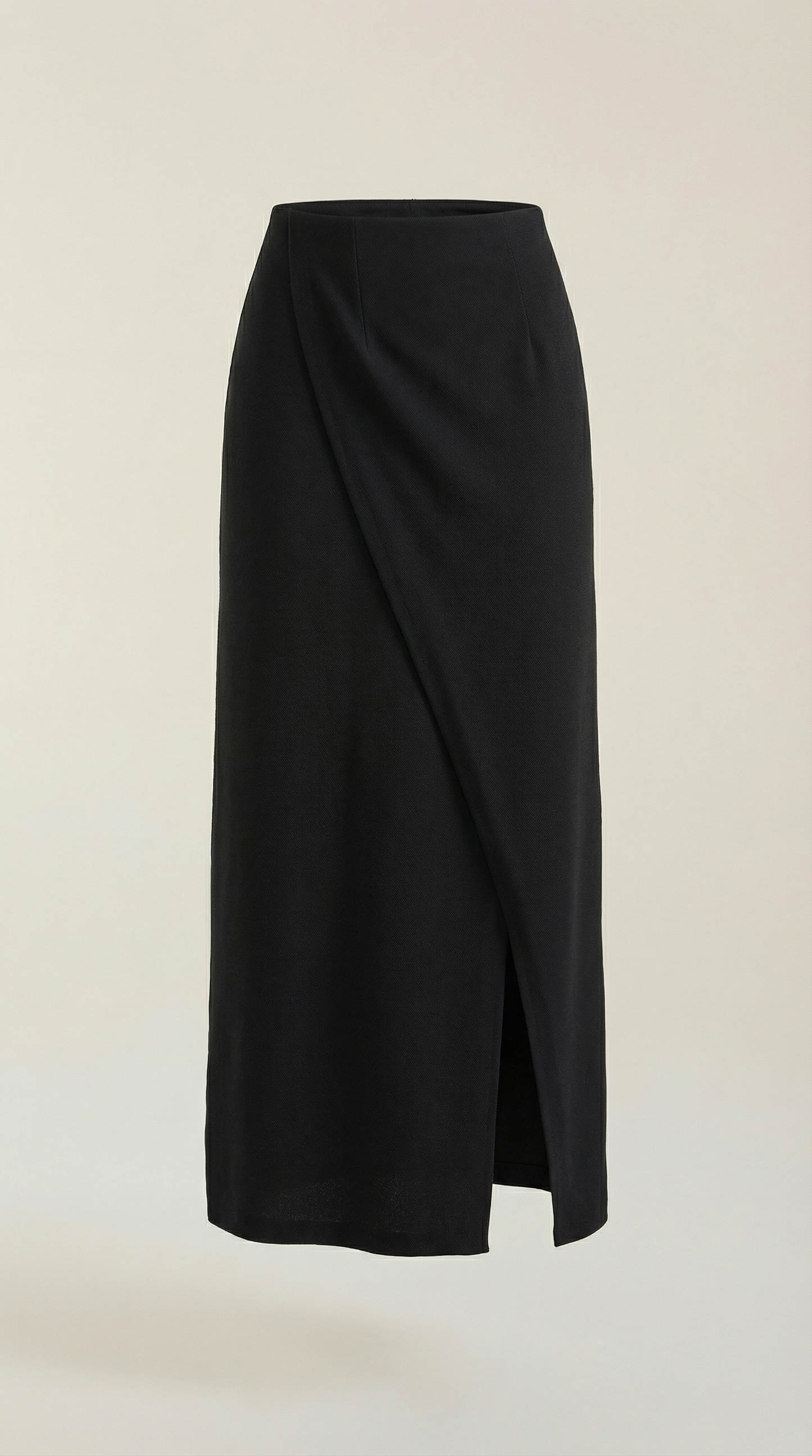 Damen-Rock in Wickeloptik mit Midi-Länge und vorderem Schlitz-Skirt for women-Alpenkind