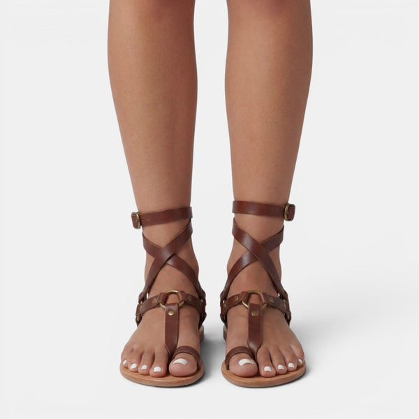 Damen-Sandalen im Gladiator-Stil zum Wickeln-Footwear for women-Alpenkind