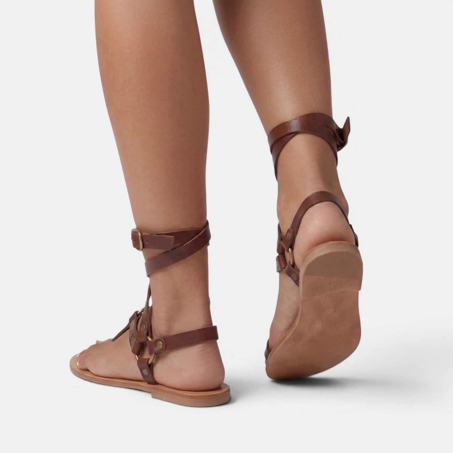 Damen-Sandalen im Gladiator-Stil zum Wickeln-Footwear for women-Alpenkind