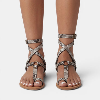 Damen-Sandalen im Gladiator-Stil zum Wickeln-Footwear for women-Alpenkind
