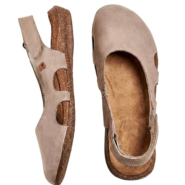 Damen-Sandalen mit geschlossener Zehenpartie und Fersenriemen-Footwear for women-Alpenkind