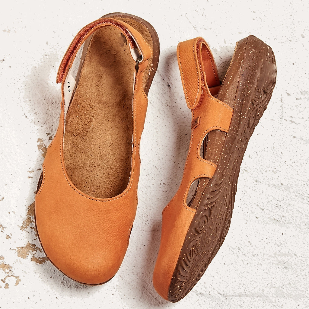 Damen-Sandalen mit geschlossener Zehenpartie und Fersenriemen-Footwear for women-Alpenkind