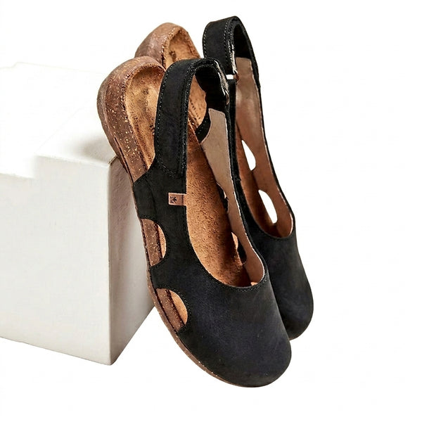Damen-Sandalen mit geschlossener Zehenpartie und Fersenriemen-Footwear for women-Alpenkind