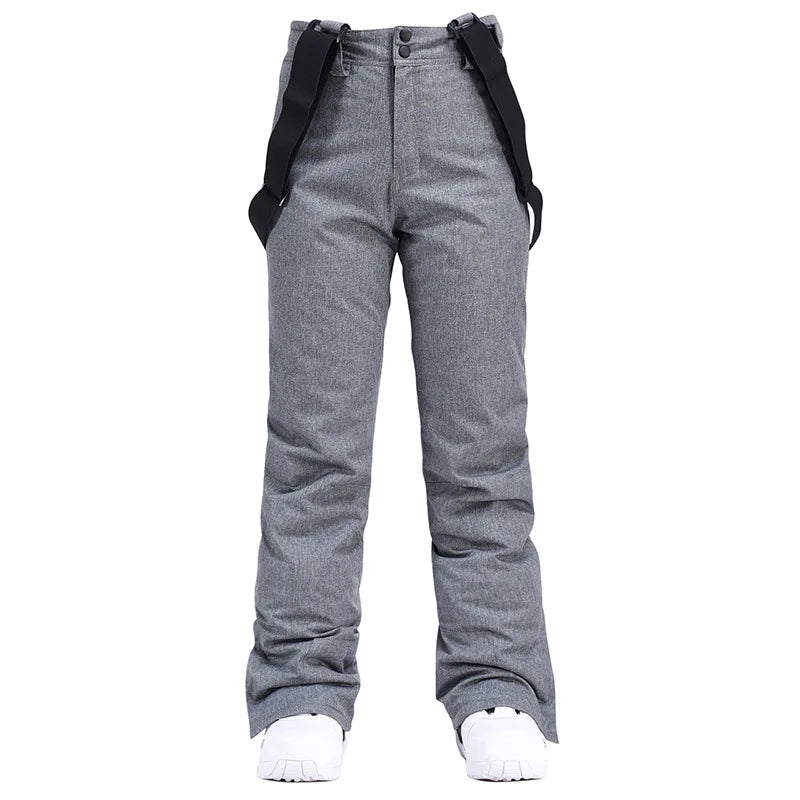 Damen-Skihose mit geradem Bein und verstellbaren Trägern-Pants for Women-Alpenkind