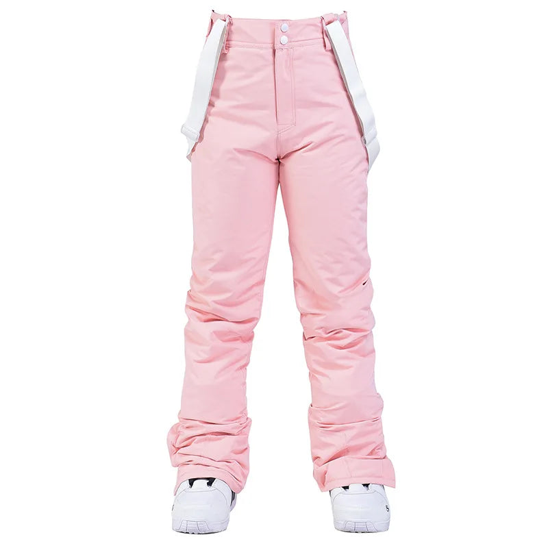 Damen-Skihose mit geradem Bein und verstellbaren Trägern-Pants for Women-Alpenkind