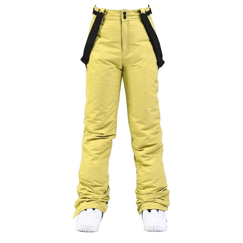 Damen-Skihose mit geradem Bein und verstellbaren Trägern-Pants for Women-Alpenkind