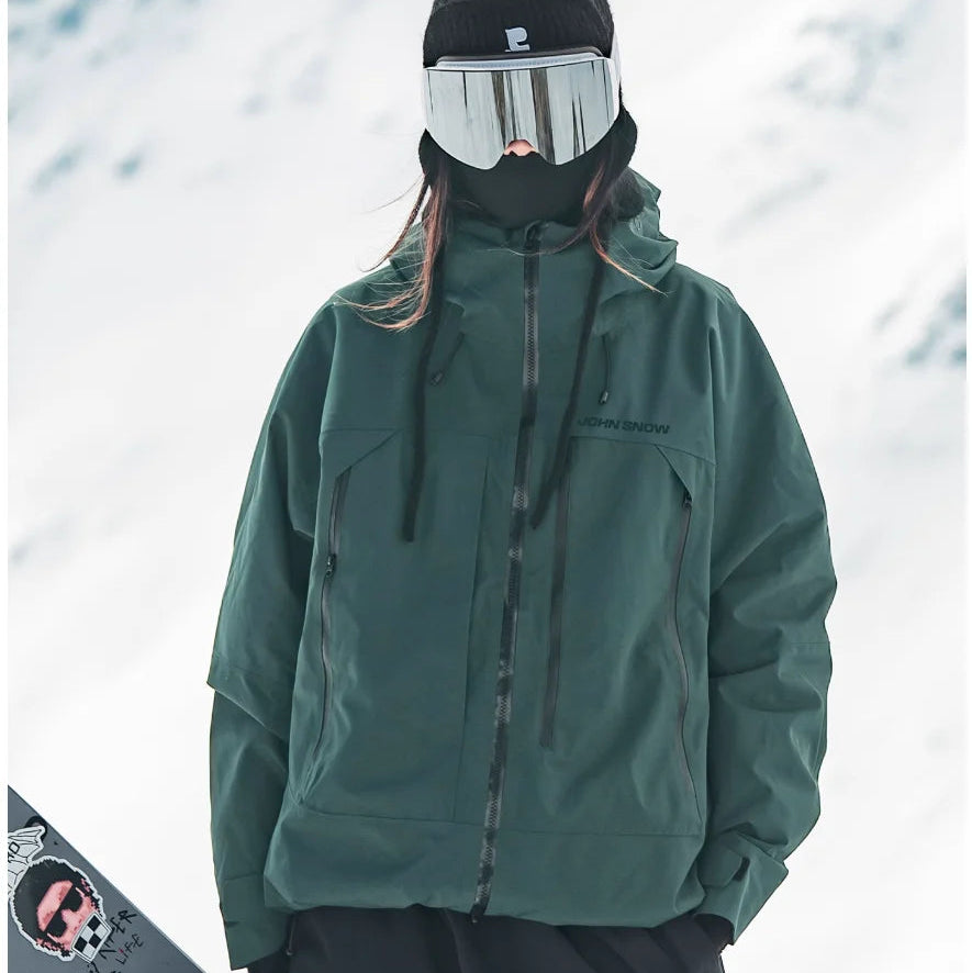 Damen-Skijacke mit Kapuze und Reißverschlusstaschen-Jacket for women-Alpenkind