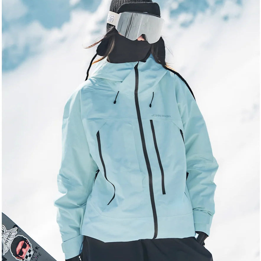 Damen-Skijacke mit Kapuze und Reißverschlusstaschen-Jacket for women-Alpenkind