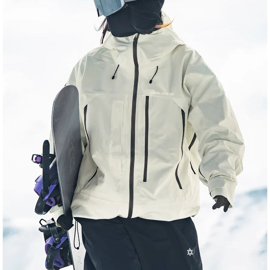 Damen-Skijacke mit Kapuze und Reißverschlusstaschen-Jacket for women-Alpenkind