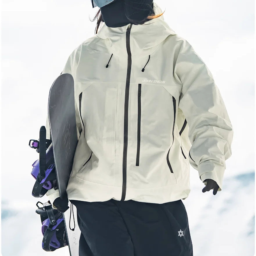 Damen-Skijacke mit Kapuze und Reißverschlusstaschen-Jacket for women-Alpenkind