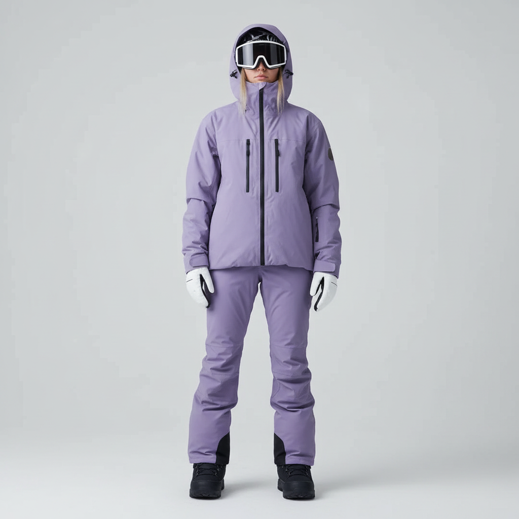 Damen-Skijacke und -Hosen-Set mit Kapuze-Sets for women-Alpenkind